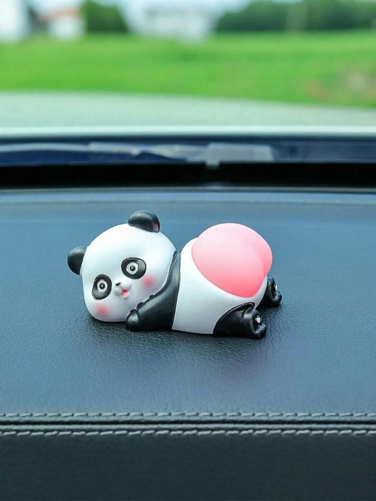 Cute Squishy Butt Cat Car Ornament – Adorable Sleeping Kitten Dashboard Decor