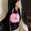 Neue trendige Mode lässig vielseitig Handtrage kleine quadratische Tasche Schulter Umhängetasche Damentasche Nische Handtasche