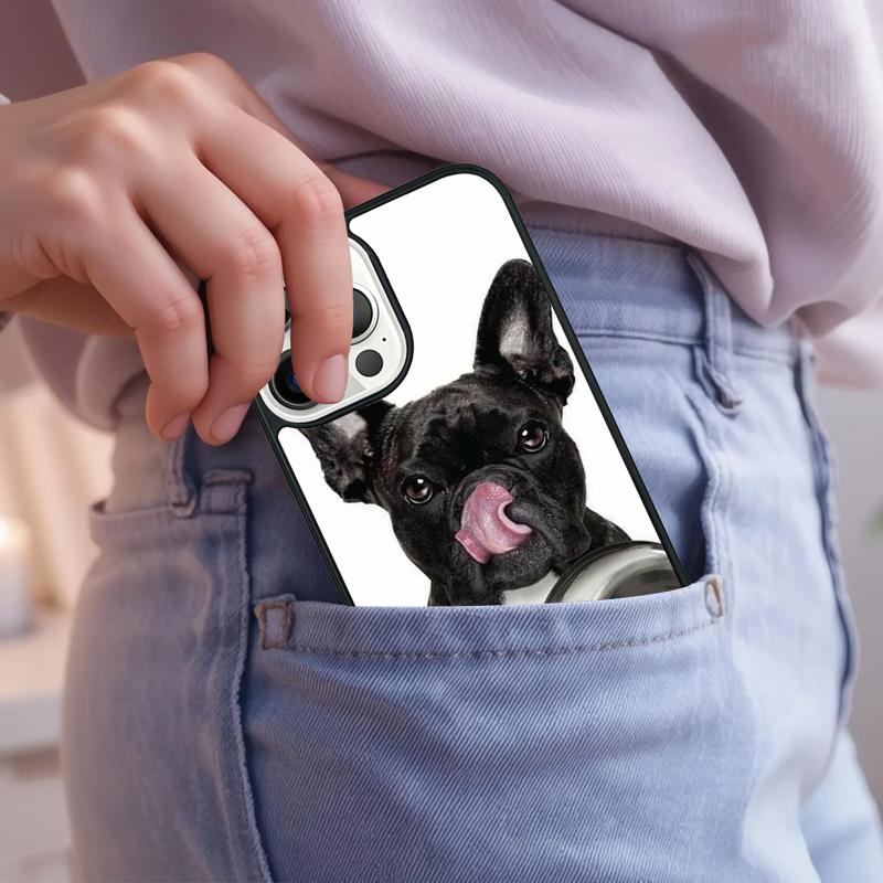 Cute Dog Phone Case For iPhone 17 Air 15 16e 14 13 Pro Max Coque 12 11 Pro Max PLUS Cover