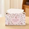 Cartoon Cat Heart Tissue Box Cover for Home/Car/Restaurant - Cute and Creative Design