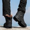 Winter Mens Boots Outdoor Non Slip Hiking Boots Lace Up Platform Boots Winter Super Warm Snow Boot Winter Sneakers for Men Botas