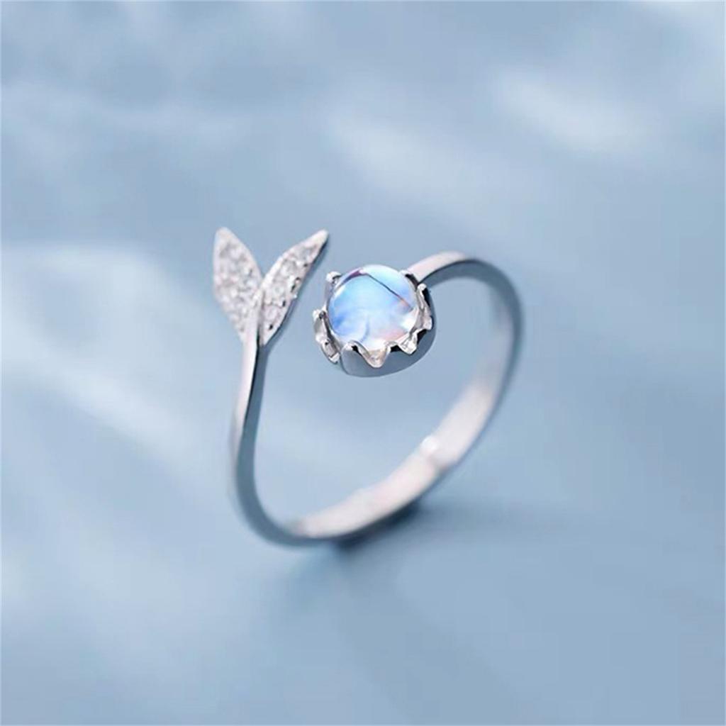 Vintage Glücklicher Koi Fisch Öffnungsringe für Damen Silberfarbenes Metall Zarter Fisch Damen Fingerring Party Schmuck Geschenke