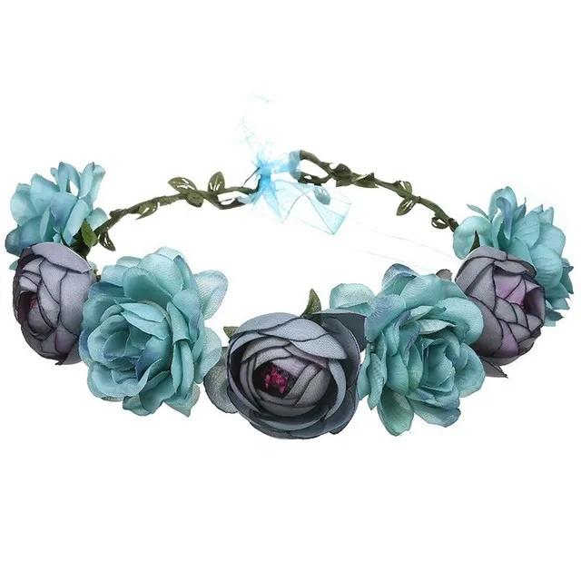 Korean Fashion Imitated Pearl Crowns Girls Bridal Wedding Headband Floral Flower Headband for Girls Adult Hair Accessories