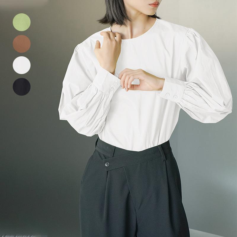 Spring Long Sleeved Shirt for Women Korean Version Loose Shirt for Women