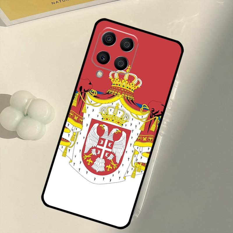 Serbia Flag For Samsung Galaxy M31 M16 M11 M21 M13 M33 M35 M53 M55 M15 M14 M34 M54 M12 M32 M52 M06 Case