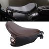 Motorcycle   Seat with Spring Bracket Kit Faux Leather Strong Support   Fit for Retro Motorcycle