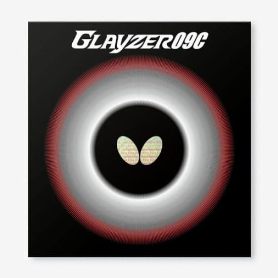 Butterfly Table Tennis Made in Glazer Adhesive High Red Extra 06110 Rubber, Japan, 09C, Inverted, Tension, (006), Thick,