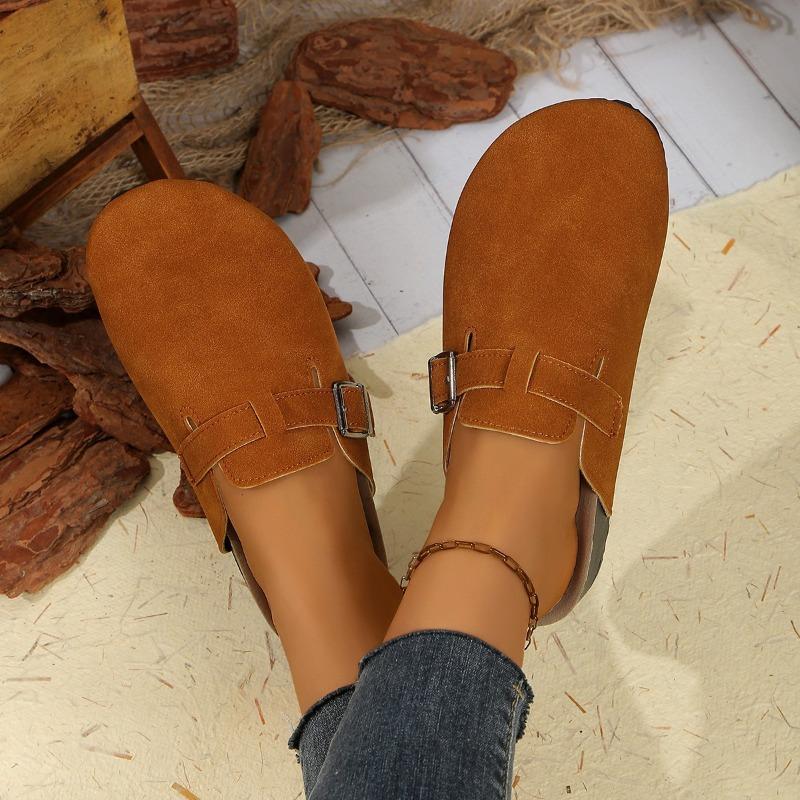 

Women’s Closed-Toe Slip-On Birkenstyle Slide Sandals 43 коричневый