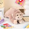 Cartoon Animal Gorilla Plush Pencil Case Large Capacity Soft Holder for Students School Office Girls Boys