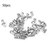 50pcs M5 Stainless Steel Round Head Knurled Shank Solid Rivets Assortment Set (M5*12)
