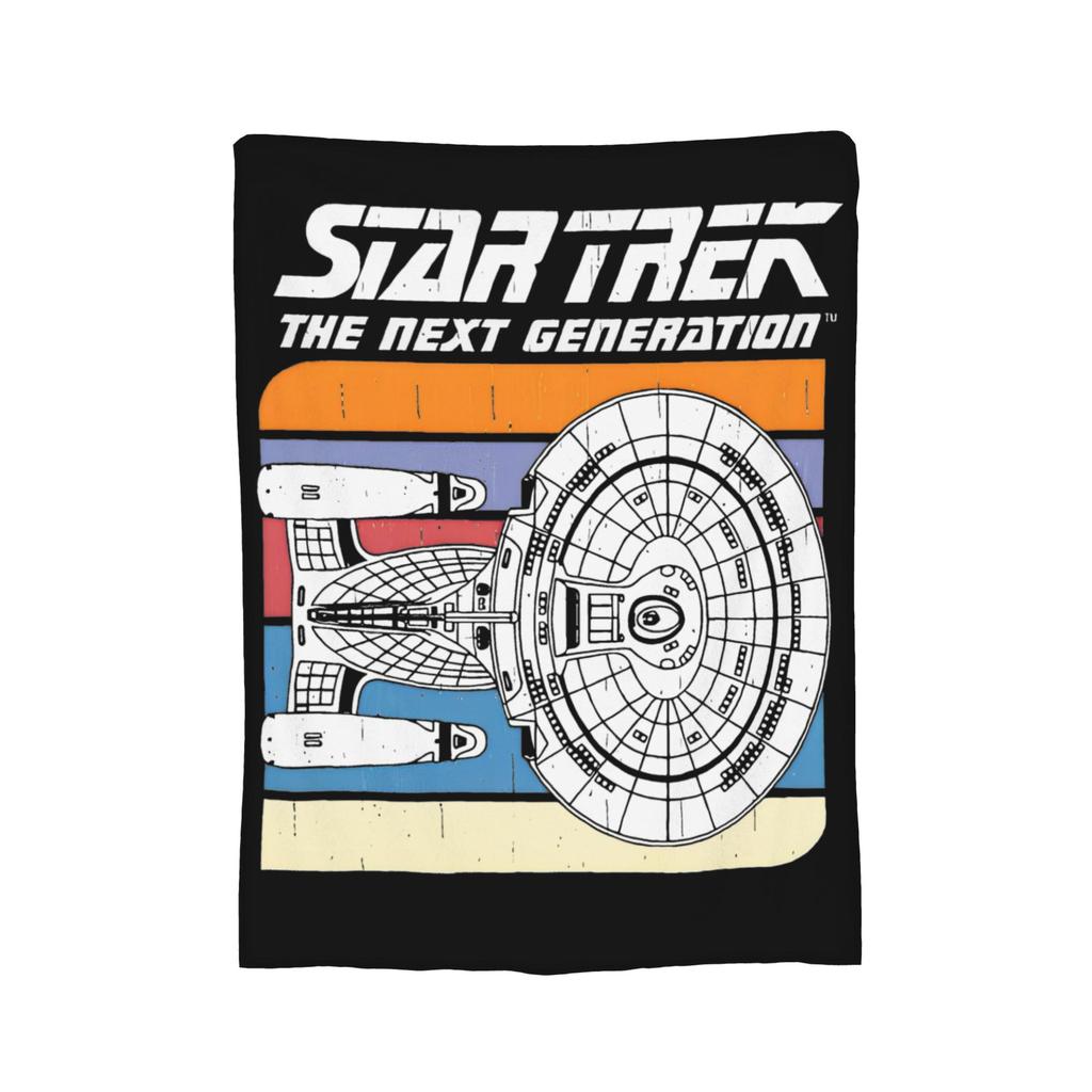 Stars Treks The Next Generation Bridge Crew Portraits Blankets  Fuzzy Warm Throw Blanket for Home Restaurant Textile Decor,
