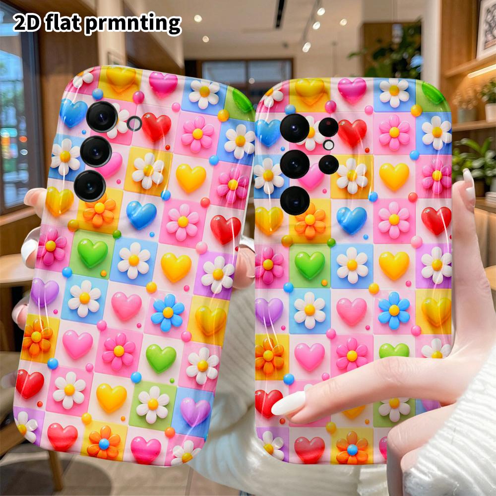 Phone Case: 2D Flat, Suitable for Samsung Galaxy A34 A35 M05 M06 S20 S22 S21 FE Plus 5G Protective Case, Full of Playful Energy, Perfect Christmas and