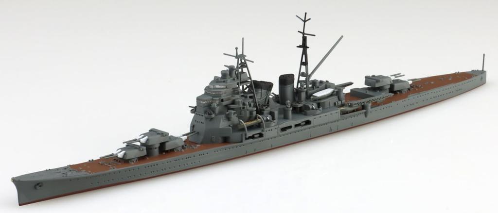 Aoshima Bunka Kyozaisha 1700 Waterline Series No.340 Japanese Navy Heavy Cruiser Chokai Plastic Model (Ship)