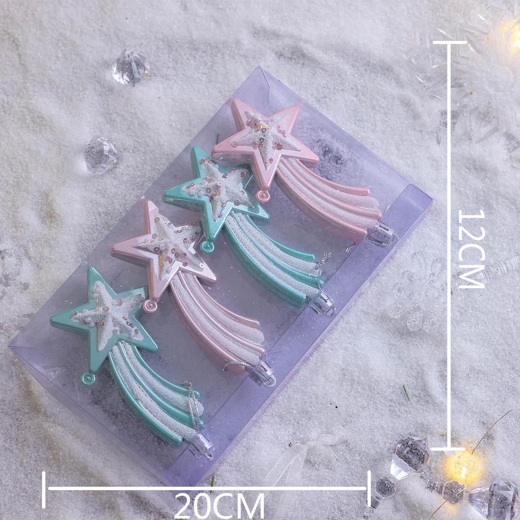 White Glitter Petal Foam Christmas Ball Ornaments for Tree Decorations
