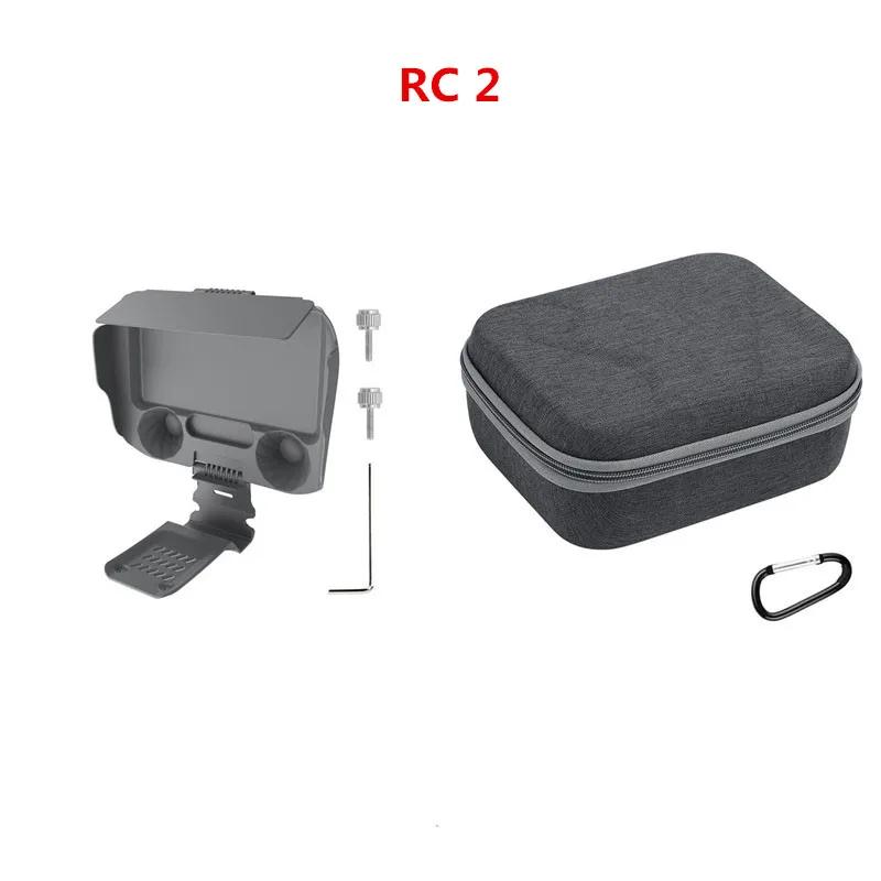 For DJI Mini 4 Pro Air 3 RC 2 Lanyard Shoulder Neck Strap Hanging Sling Screen Remote Control Joystick Sun Hood Tempered Film