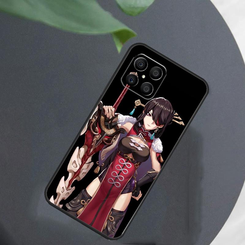 Genshin Impact Beidou For Honor Magic 7 Lite 6 5 8 Pro Case For Honor 200 400 70 90 X8c X8b X9a X9b X9c X9d Win RT