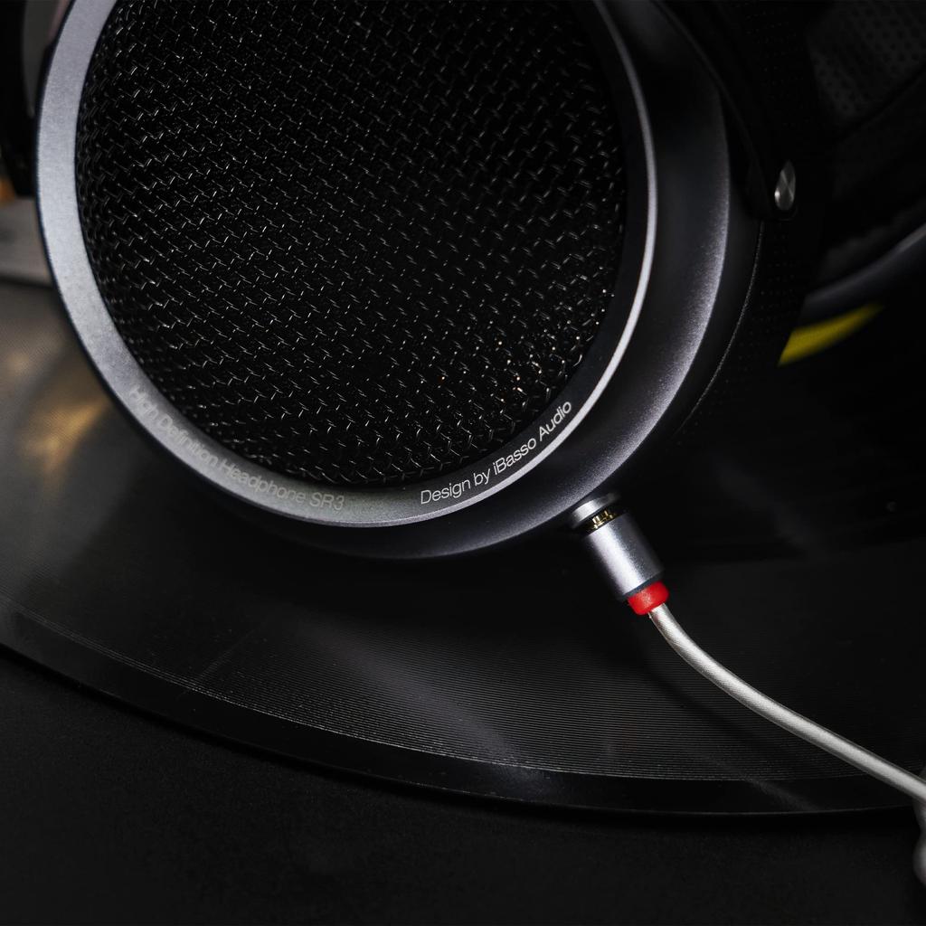 iBasso Audio SR3 Open Dynamic Headphones with Hi-Res 3.5mm and 4.4mm-6.35mm Adapter for Over-Ear Headphones