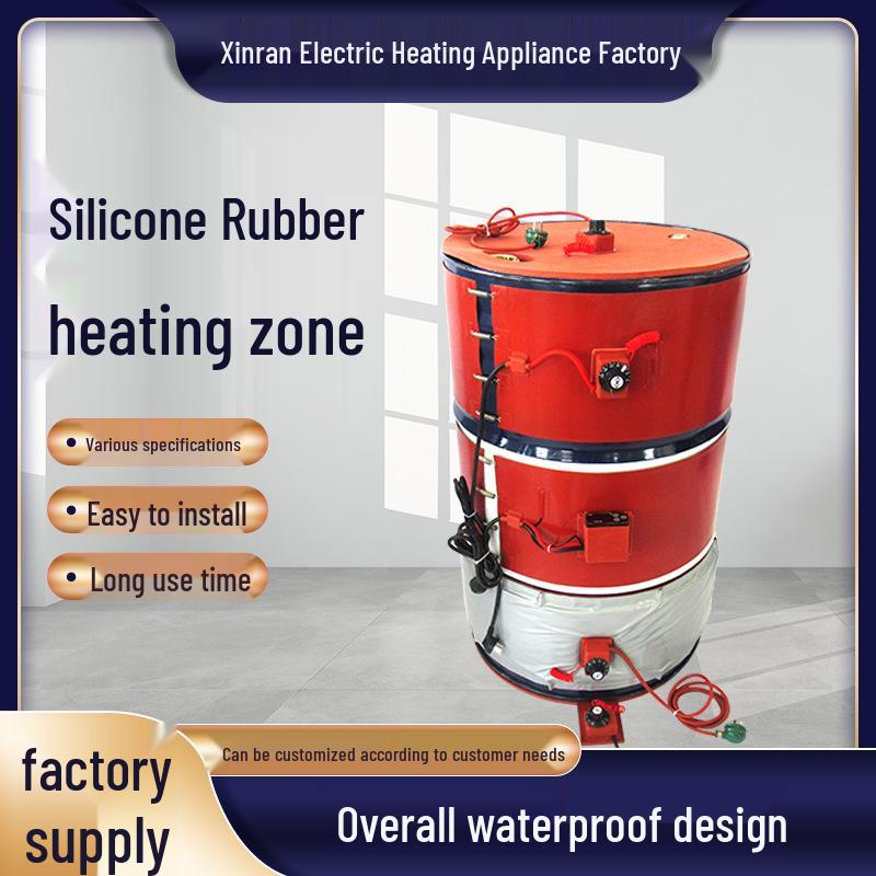 200L Intelligent Silicone Heating Belt for Oil & Chemical Drums: Temperature-Controlled Resin/Paint Heater