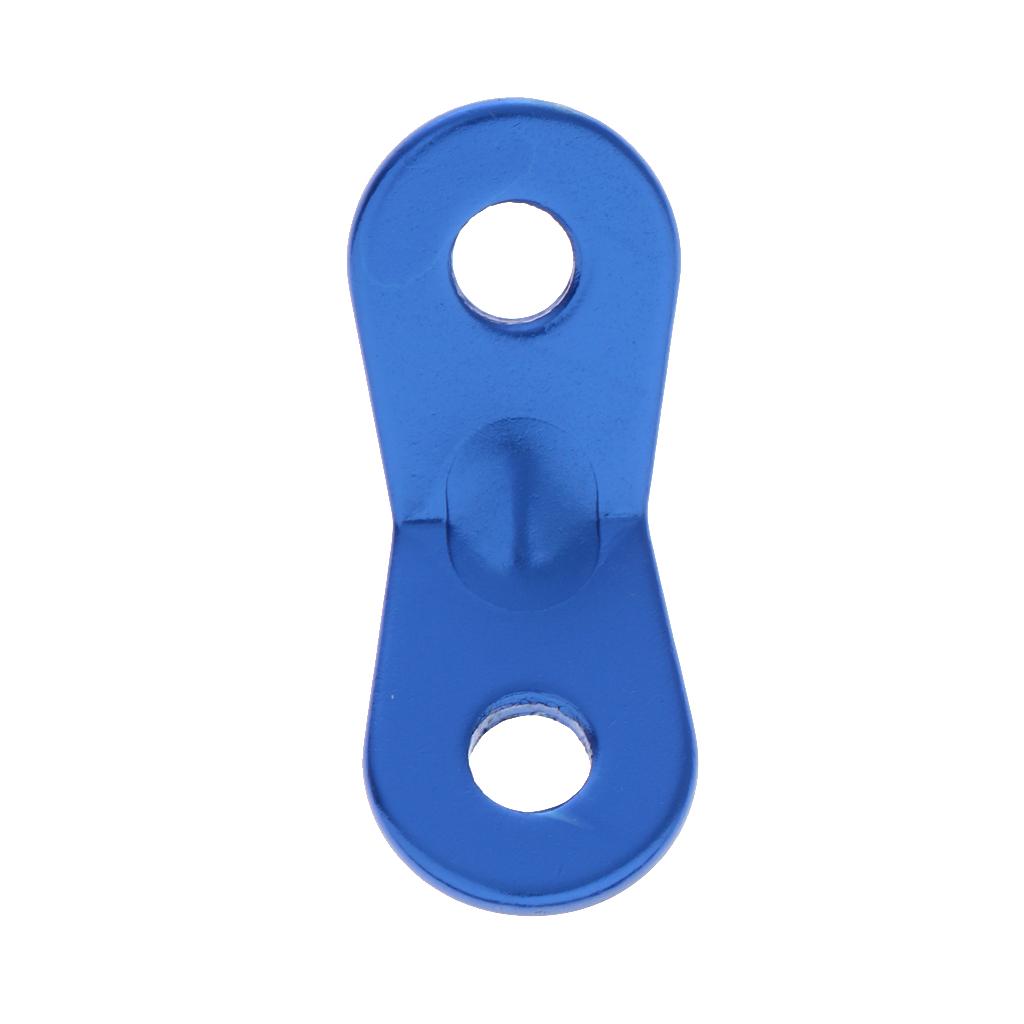 10pcs Tent Guy Line Cord Tighteners Runners Camping Awning Rope Tensioners - Blue