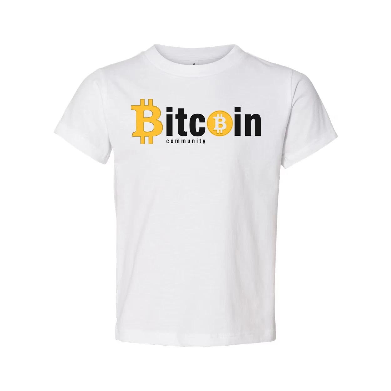 Bitcoin Community Logo Unisex Graphic Tee With Bold Bitcoin Emblem and Modern De S