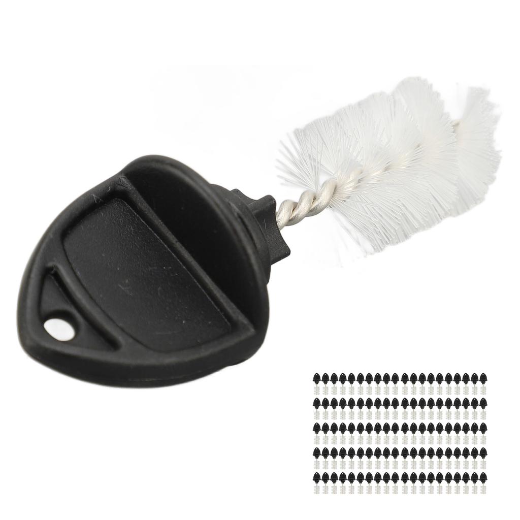 100 Stück Bierstopfen Tap Pinsel Staubdicht Multifunktionale Nylon Reinigungsbürste für Familienbar