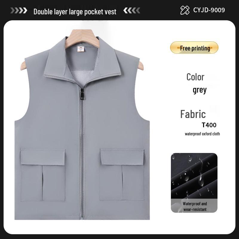 Customized Volunteer & Guide Vests with Logo for Supermarkets & Storage Activities