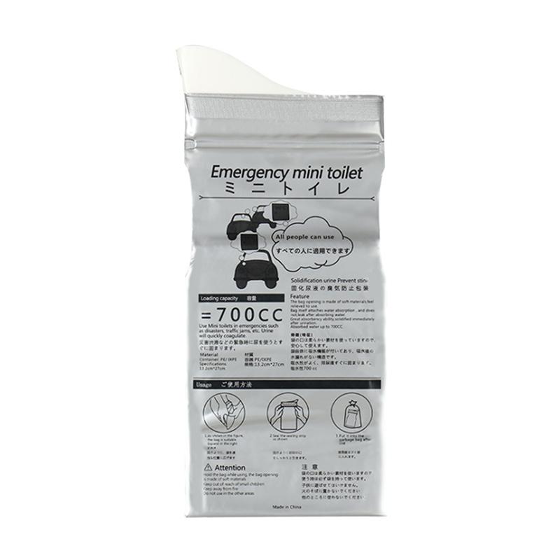 700Ml Emergency Pee Bag Portable Disposable Car Urine Vomit Unisex Toilet Bag