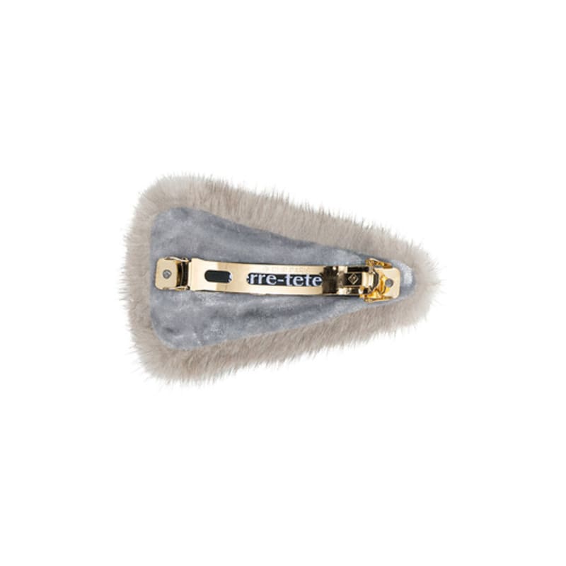 Brown Hat Iconic Mink Pin - Sapphire Grey