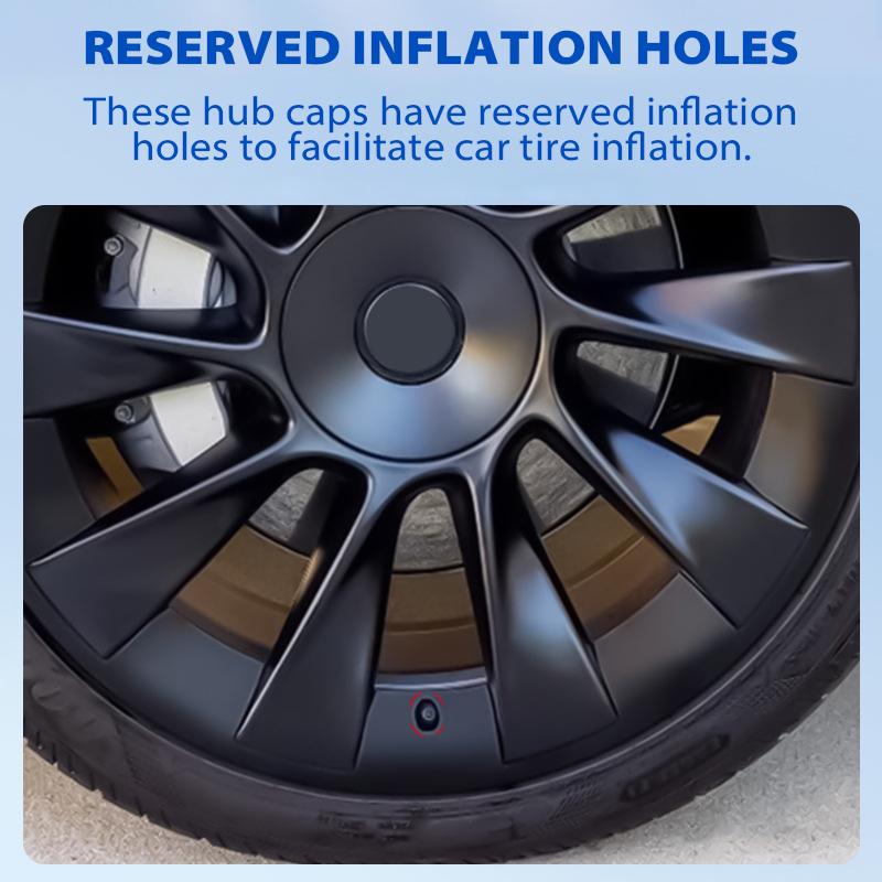 20-inch 4-piece Wheel Protection Ring for Tesla Model Y Juniper 2025 ABS Anti-scratch Wheel Protection Cover Automotive Part