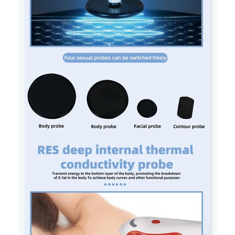 Portable 448KHZ RF Tecar Therapy Machine - RET & CET Diathermy, Body Slimming, Pain Relief, Skin Tightening, INDIBA Deep Care