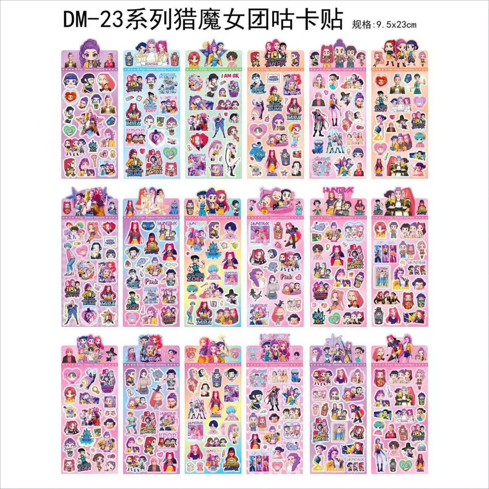 

Multi-Collection Line Sanrio Laser Glitter Decal Kit, Kids Reward Decals, Student Journal DIY Decor Present Pack