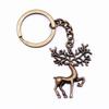 Merry Christmas Keychain Letter Charm Holiday Key Holder 28mm Ring