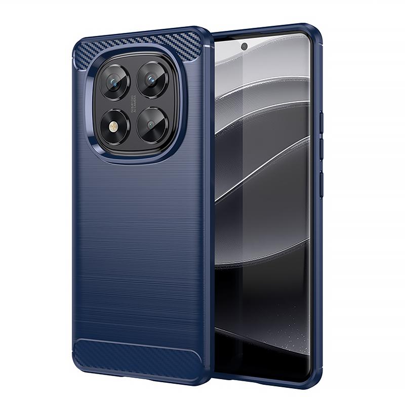 Silicone Anti-fall Brushed Shell For Xiaomi Redmi Note 14 Pro 4G 5G Note14Pro Plus Case Carbon Fiber Protect Cover for Redmi 14C