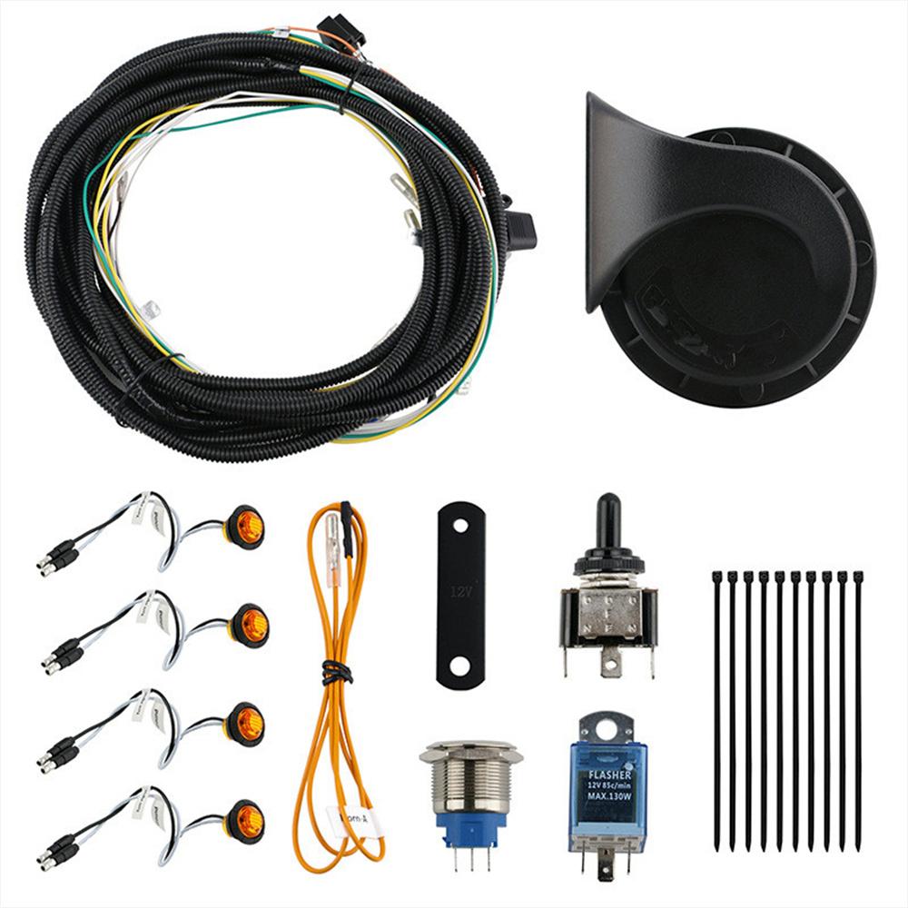 

Led Turn Signal Light & Horn Kit For Utv/Atv Ranger Rzr Pioneer 1000