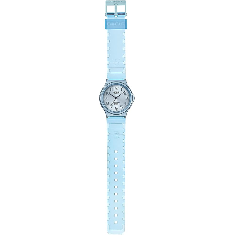 Casio MQ-24S-2BJF Unisex Clear Blue Watch, Casio Collection [Official Japanese Product]