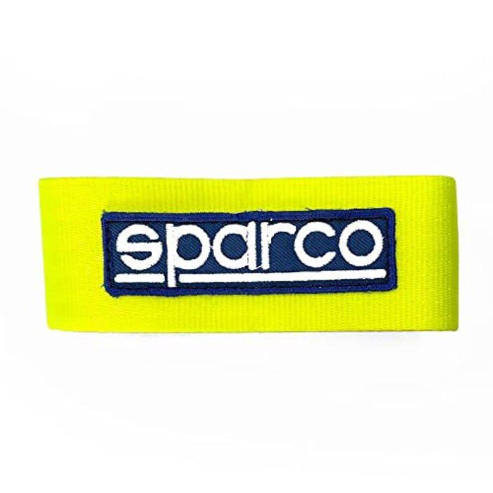 Sangle de Remorquage - Sparco - Jaune Neon - max. 2000kg - Trou de 16mm - Facile à installer