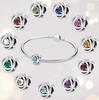 Copper Twelve Month Birthstone Heart Eternity Charms Beads Pendant Fit Original Bracelet For Women Fine Jewelry