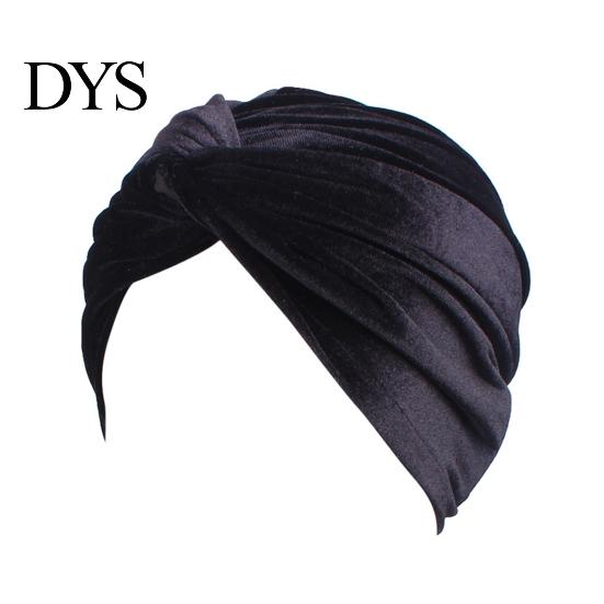 Cappello Turban Indiano Cappellino Colore Unico Forma a Croce Donna Elasticizzato Senza Berretto Copricapo Visiera per Primavera Autunno Inverno Spesso
