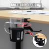 360 Degree Rotating Desk Mug Bracket Non Slip Clip On Cup Holder Table Cup Holder  Home Office