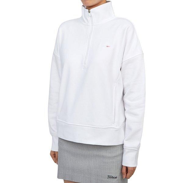 Zippor Golfwear Women S Half Zip Up Long Sleeve T ShirT Glm000011 Sno