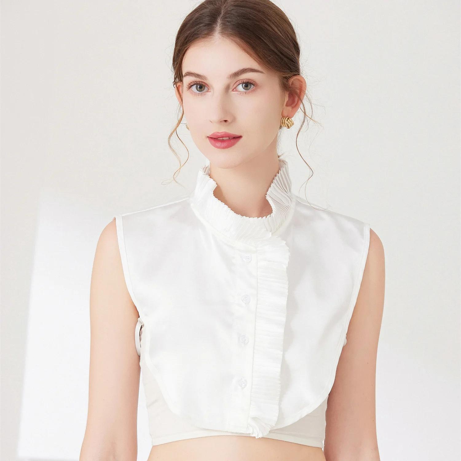 

Винтажный лацкан с искусственным воротником, женская съемная рубашка, фальшивый воротник для женщин, блузка, свитер, лацкан, топ, аксессуары для одежды