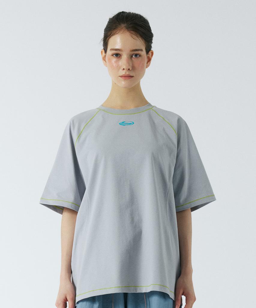 Sanlo [Unisex] Quick-Dry Lightweight Short Sleeve - Light Grey