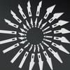 50pcs Wood Carving Blades Cutter Knifes Craft Carve Tool Sculpture Utility Engrave Metal Scalpel Woodcarve PCB Repair DIY Blade