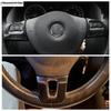 Steering Wheel / Armrest Handle Strip / Head Lamp / Dashboard Air AC Trim Accessories For Volkswagen VW Tiguan MK1 2008 - 2015