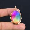 Rainbow Solar Quartz Gemstone Copper Handmade Fantastic Jewelry Pendant For Her