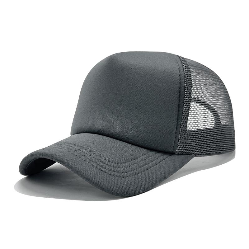 Wholesale High Quality Custom 3D Embroidery Sublimation Print 5-Panel Trucker Mesh Cap  Baseball Gorras Blank Foam Trucker Hat