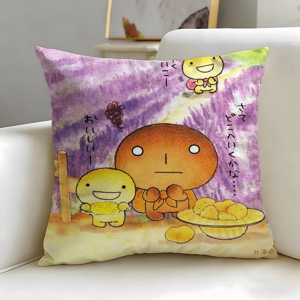 Beliebter Cartoon-Charakter Kogepan Kissenbezug Weich & Leicht zu Waschen – Vielseitig für Sofa, Bett, Reisen und Büro