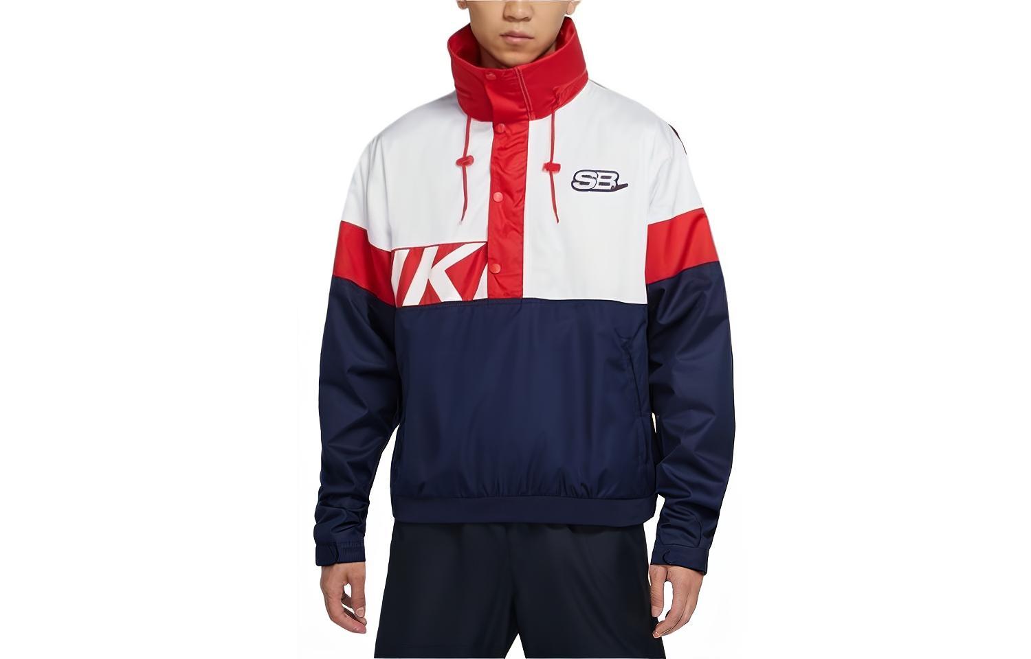 Nike AS M NK SB ANORAK JKT Jackets & Coats Men s Blue CI7186-410 L