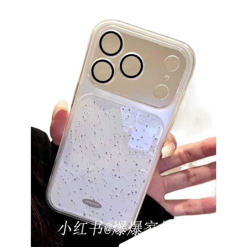 Applicable to Apple iphone17promax niche ink splashing 16pro Korean wind 15 anti-drop 14ins simple mobile phone case