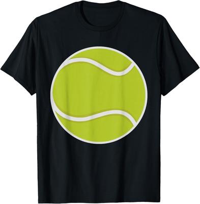 Maglietta Costume di Halloween Divertente Giocosa Palla da Tennis Gigante